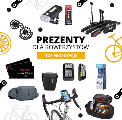 Top 10 prezentów dla rowerzysty