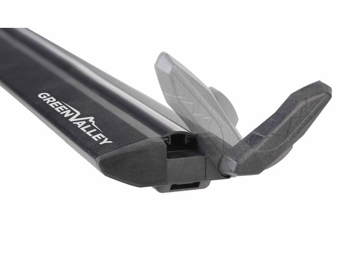 Aurilis belki Vento aluminiowe czarne 113cm