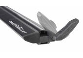 Aurilis belki Vento aluminiowe czarne 113cm