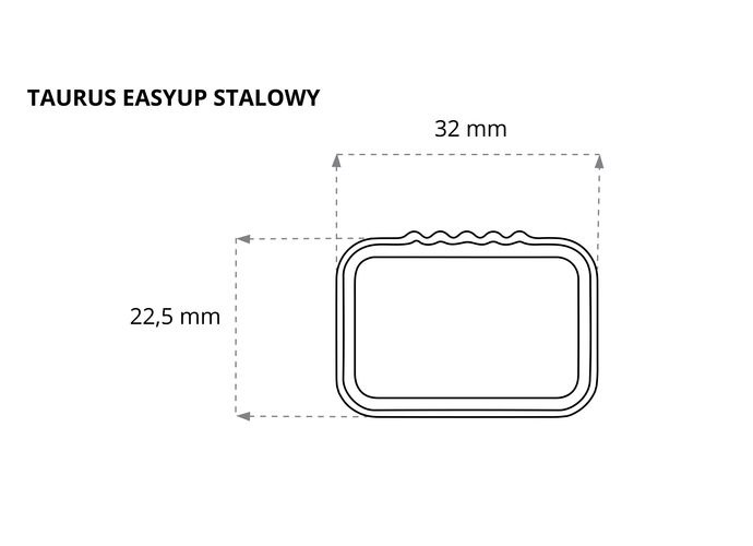 Taurus EasyUp 815 bagażnik na reling niezamykany