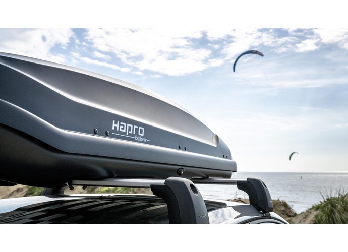 Hapro Explorer 500 Box dachowy czarny matowy