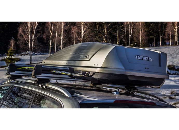 Box dachowy Taurus Adventure 480 srebrny połysk