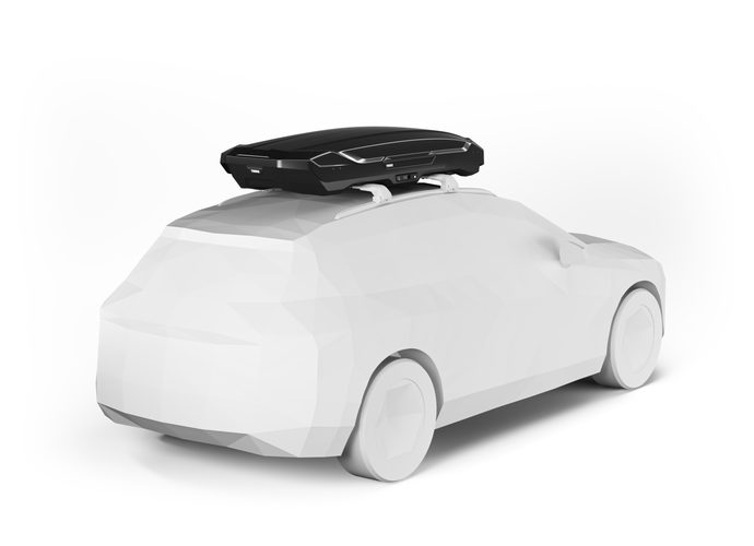 Thule Motion 3 XL Low Box dachowy Czarny połysk