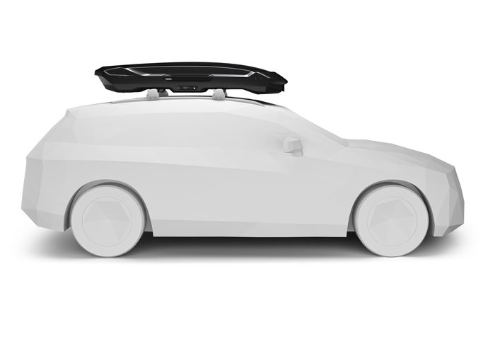 Thule Motion 3 XL Low Box dachowy Czarny połysk