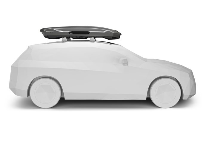 Thule Motion 3 XL Low Box dachowy Tytanowy połysk