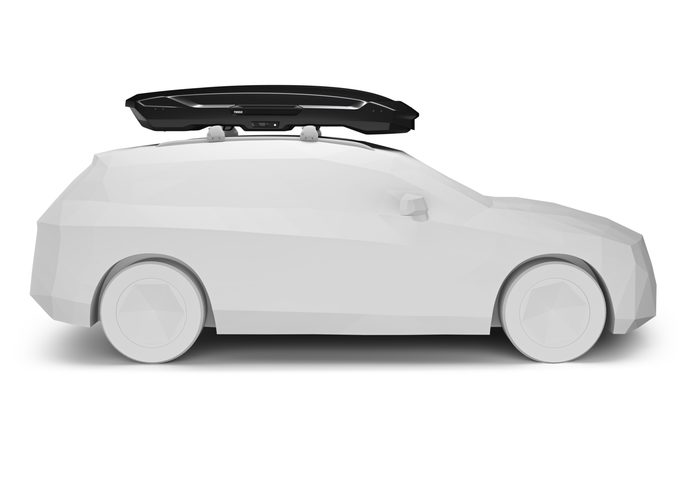 Thule Motion 3 XXL Low Box dachowy Czarny połysk