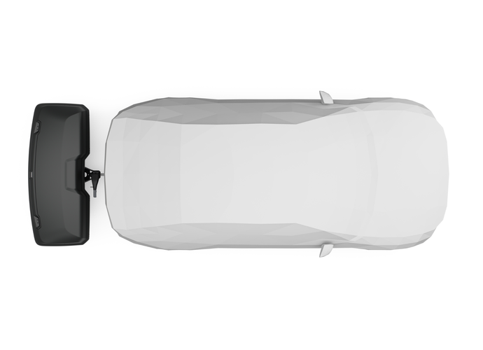 Thule Arcos XL box z platformą montażową - zestaw na narty