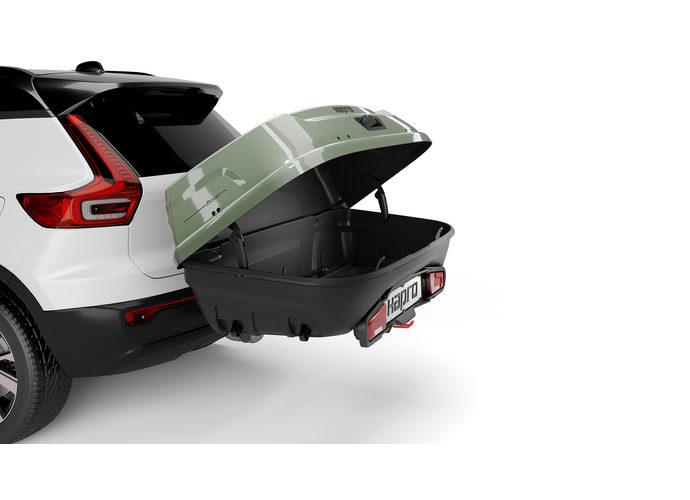 Hapro Boxer L 420 Sage Green - Box z platformą na hak oliwkowa zieleń