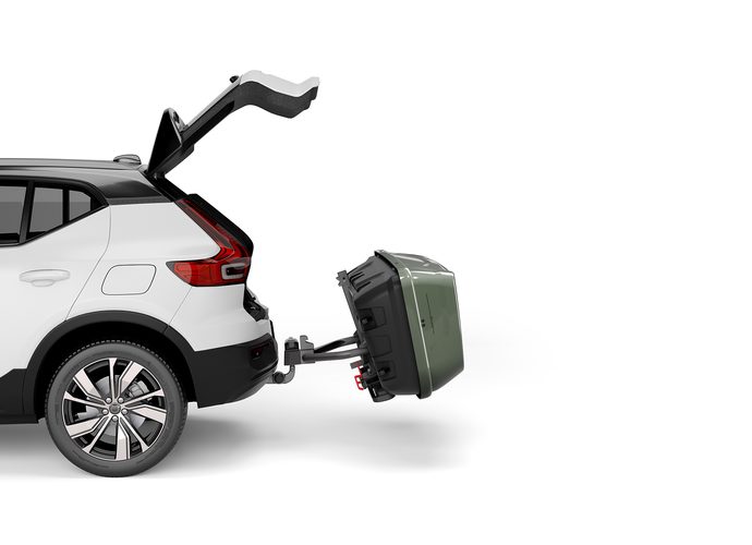 Hapro Boxer L 420 Sage Green - Box z platformą na hak oliwkowa zieleń