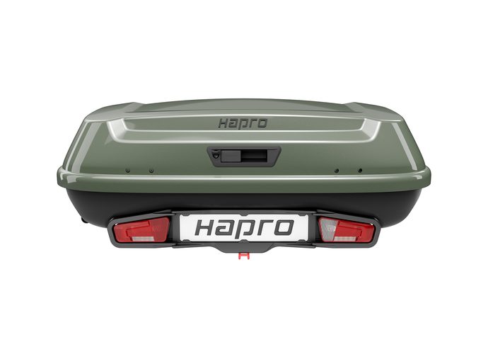 Hapro Boxer L 420 Sage Green - Box z platformą na hak oliwkowa zieleń