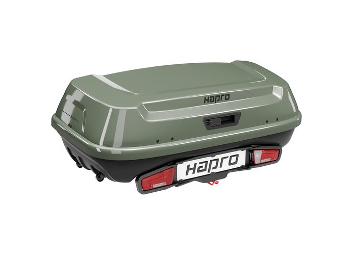 Hapro Boxer L 420 Sage Green - Box z platformą na hak oliwkowa zieleń