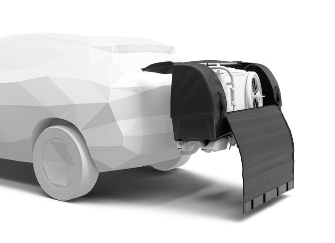 Thule Onto2 box na platforme rowerową EasyFold 3