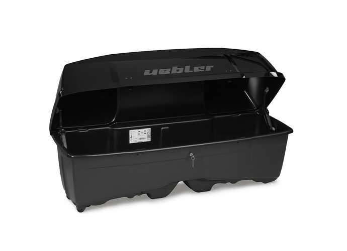 Uebler Box na platformę rowerową i/X czarny połysk
