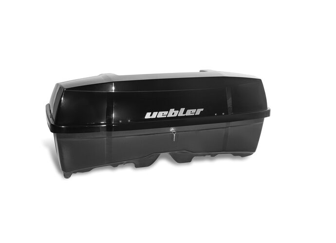 Uebler Box na platformę rowerową i/X czarny połysk