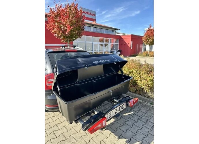 Uebler Box na platformę rowerową i/X czarny matowy
