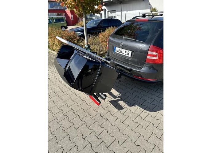 Uebler Box na platformę rowerową i/X czarny matowy