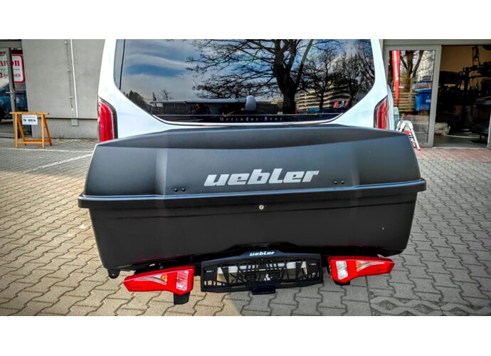 Uebler Box na platformę rowerową i/X czarny połysk