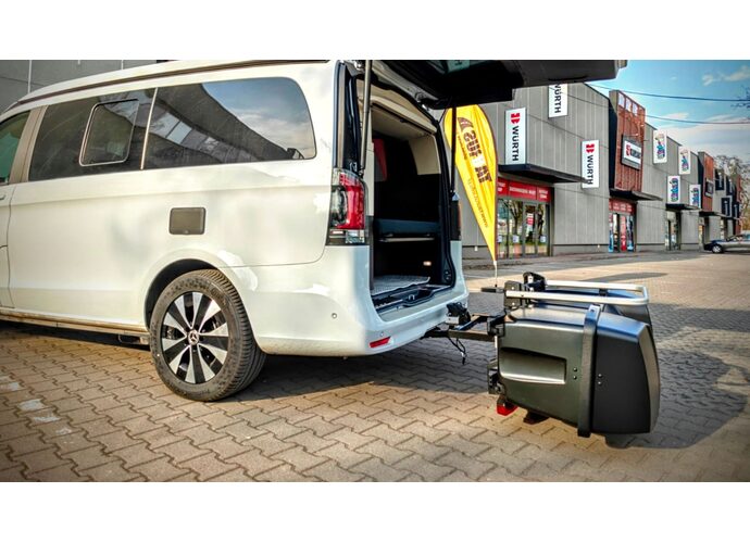 Uebler Box na platformę rowerową i/X czarny połysk