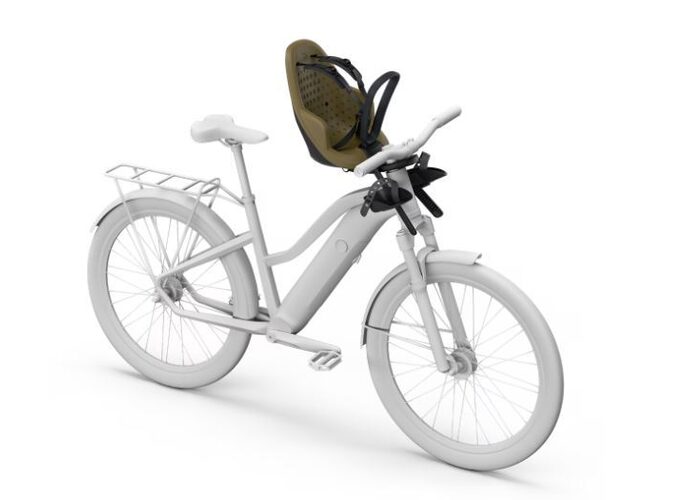 Thule Yepp 2 Mini- Front Mount - Nutria green- przedni fotelik rowerowy