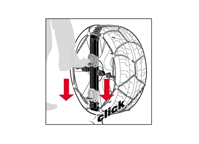 Koenig EASY-FIT XL gr.255 łańcuchy śniegowe