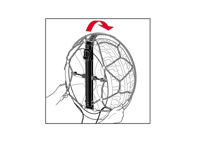 Koenig EASY-FIT XL gr.255 łańcuchy śniegowe