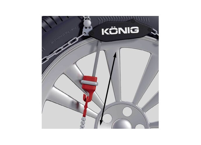 Koenig CG-9 gr.116 łańcuchy śniegowe