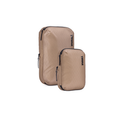 Thule zestaw 2 organizerów podróżnych mały + średni Compression Cube Set - Gentle Beige