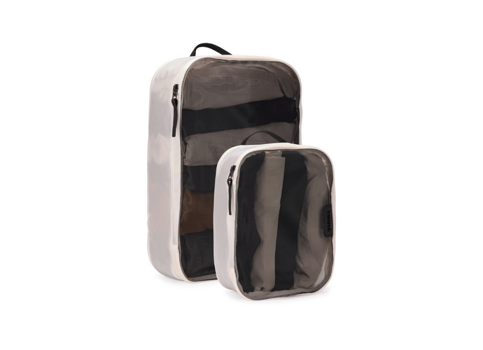 Thule zestaw 2 organizerów podróżnych mały + średni Packing Cube Set - White