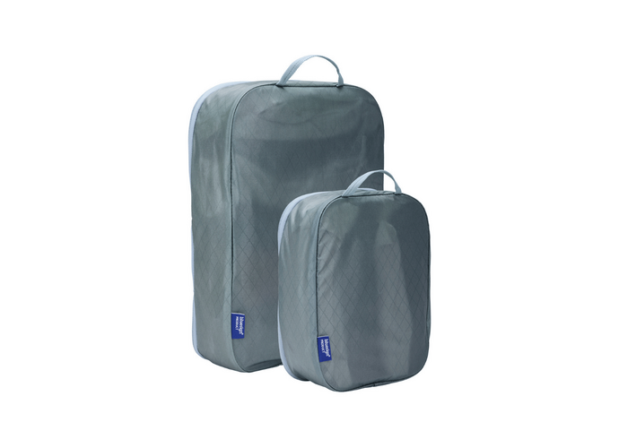 Thule zestaw 2 organizerów podróżnych mały + średni Packing Cube Set - Pond Gray