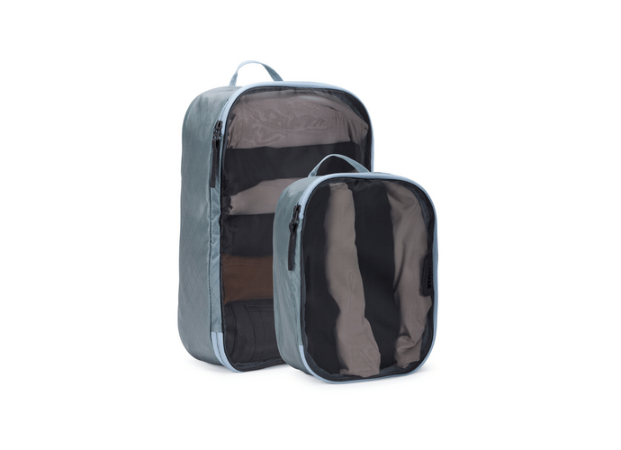 Thule zestaw 2 organizerów podróżnych mały + średni Packing Cube Set - Pond Gray