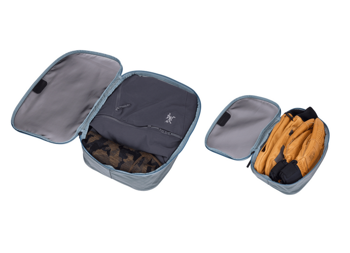 Thule zestaw 2 organizerów podróżnych mały + średni Packing Cube Set - Pond Gray
