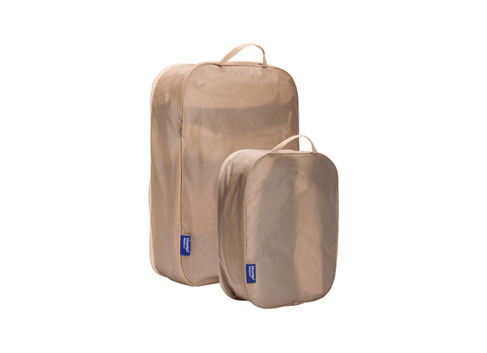 Thule zestaw 2 organizerów podróżnych mały + średni Packing Cube Set - Gentle Beige