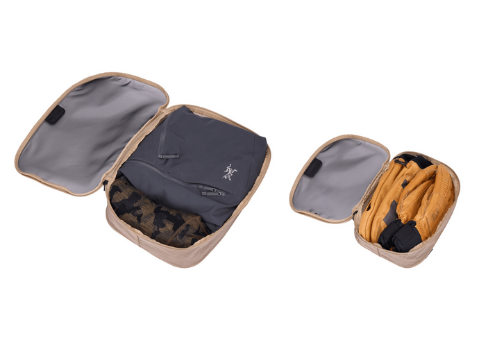 Thule zestaw 2 organizerów podróżnych mały + średni Packing Cube Set - Gentle Beige