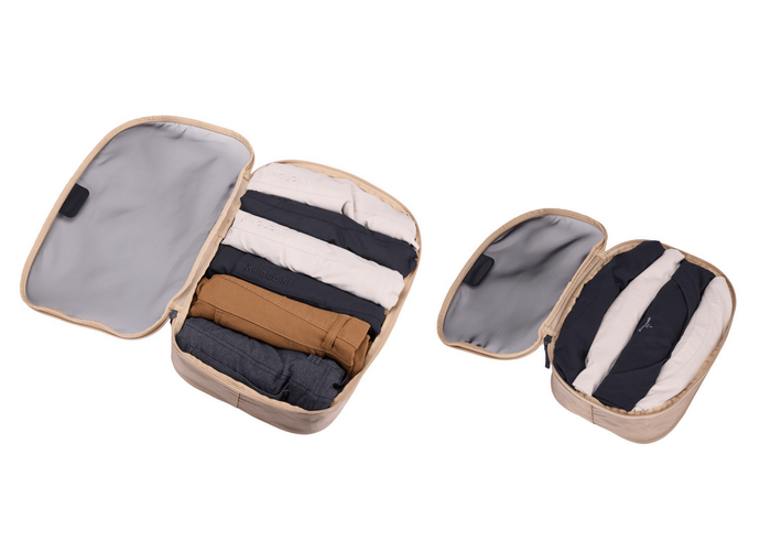 Thule zestaw 2 organizerów podróżnych mały + średni Packing Cube Set - Gentle Beige