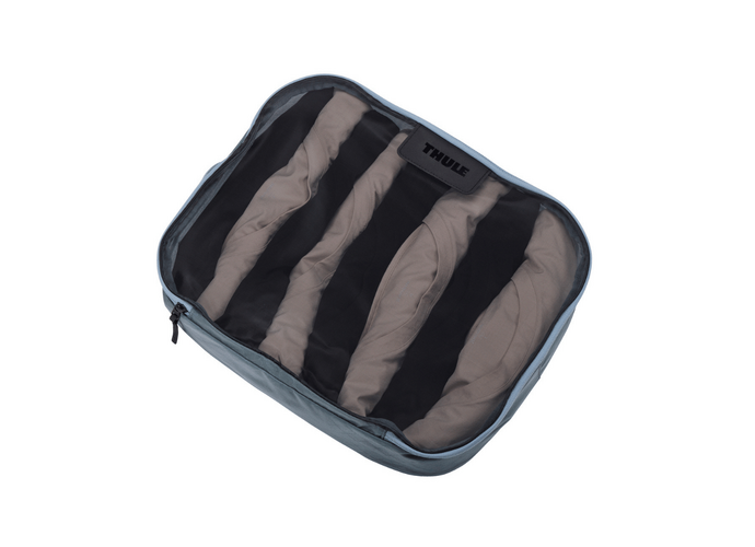 Thule zestaw 4 organizerów Packing Cube Family Set  - Pond Gray/White