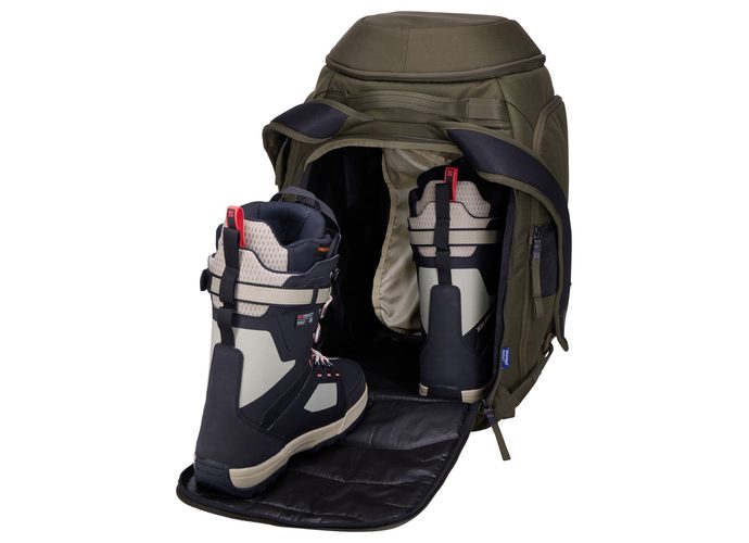 Thule RoundTrip Boot Backpack 60L deep khaki - Plecak na buty narciarskie i snowboardowe