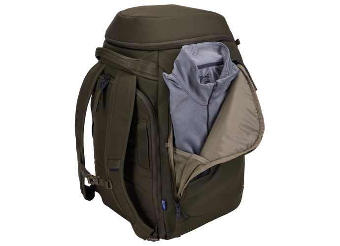 Thule RoundTrip Boot Backpack 60L deep khaki - Plecak na buty narciarskie i snowboardowe