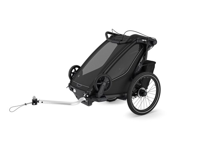 Thule Chariot Sport 2 pojedyncza czarna przyczepka rowerowa