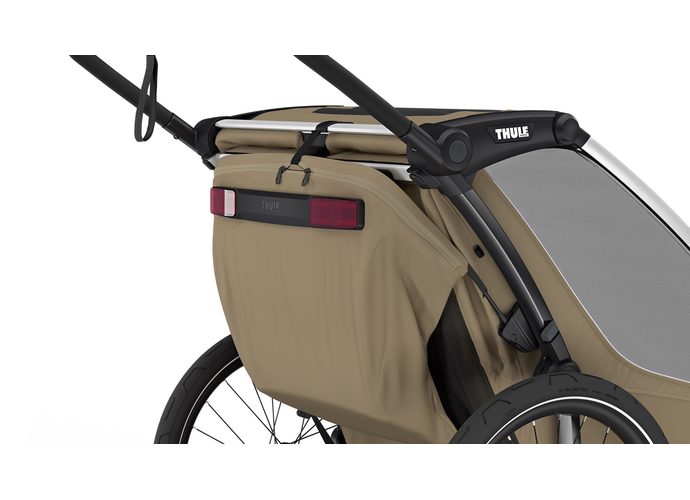 Thule Chariot Cross 2 pojedyncza Khaki przyczepka rowerowa