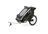 Thule Chariot Lite pojedyncza przyczepka rowerowa vintage green