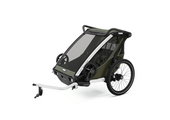 Thule Chariot Lite podwójna  przyczepka rowerowa vintage green