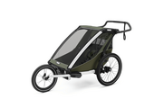 Thule Chariot Lite podwójna  przyczepka rowerowa vintage green