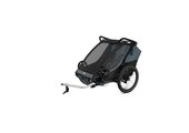 Thule Chariot Cab podwójna przyczepka rowerowa Dark Slate