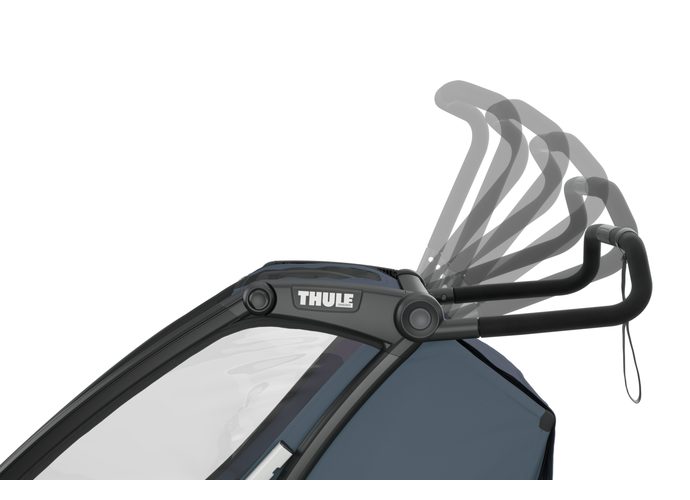 Thule Chariot Cab podwójna przyczepka rowerowa Dark Slate