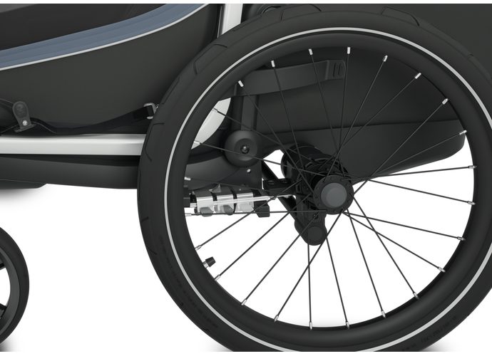 Thule Chariot Cab podwójna przyczepka rowerowa Dark Slate