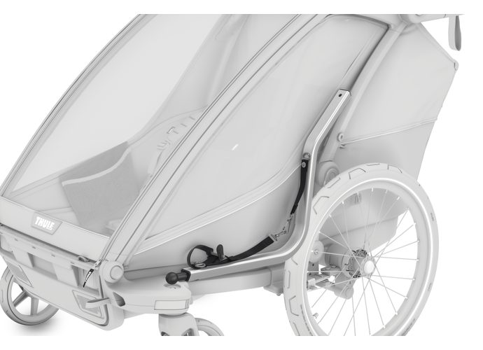Thule Chariot Cab podwójna przyczepka rowerowa Dark Slate