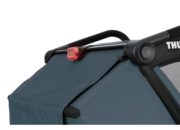 Thule Chariot Cab podwójna przyczepka rowerowa Dark Slate