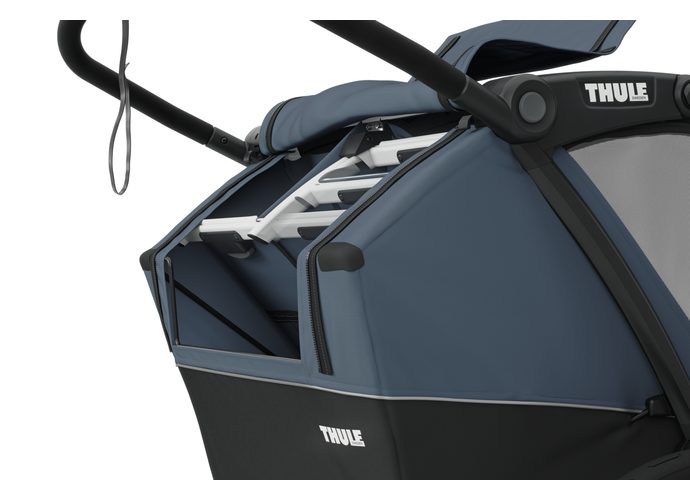Thule Chariot Cab podwójna przyczepka rowerowa Dark Slate