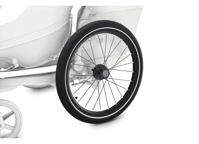 Thule Chariot Cab podwójna przyczepka rowerowa Dark Slate