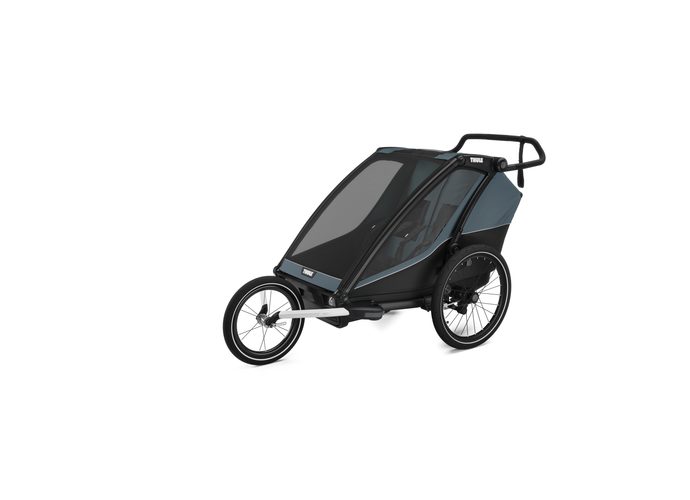 Thule Chariot Cab podwójna przyczepka rowerowa Dark Slate